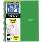 Mead Wirebound 3-Subject Notebook College Rule 11 x 8 1/2 150 Sheets, Blue