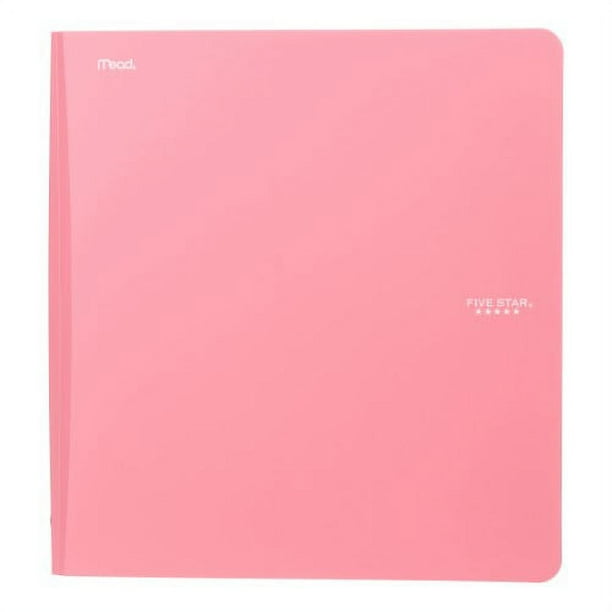 Five Star 1.5" Poly Binder, Pink