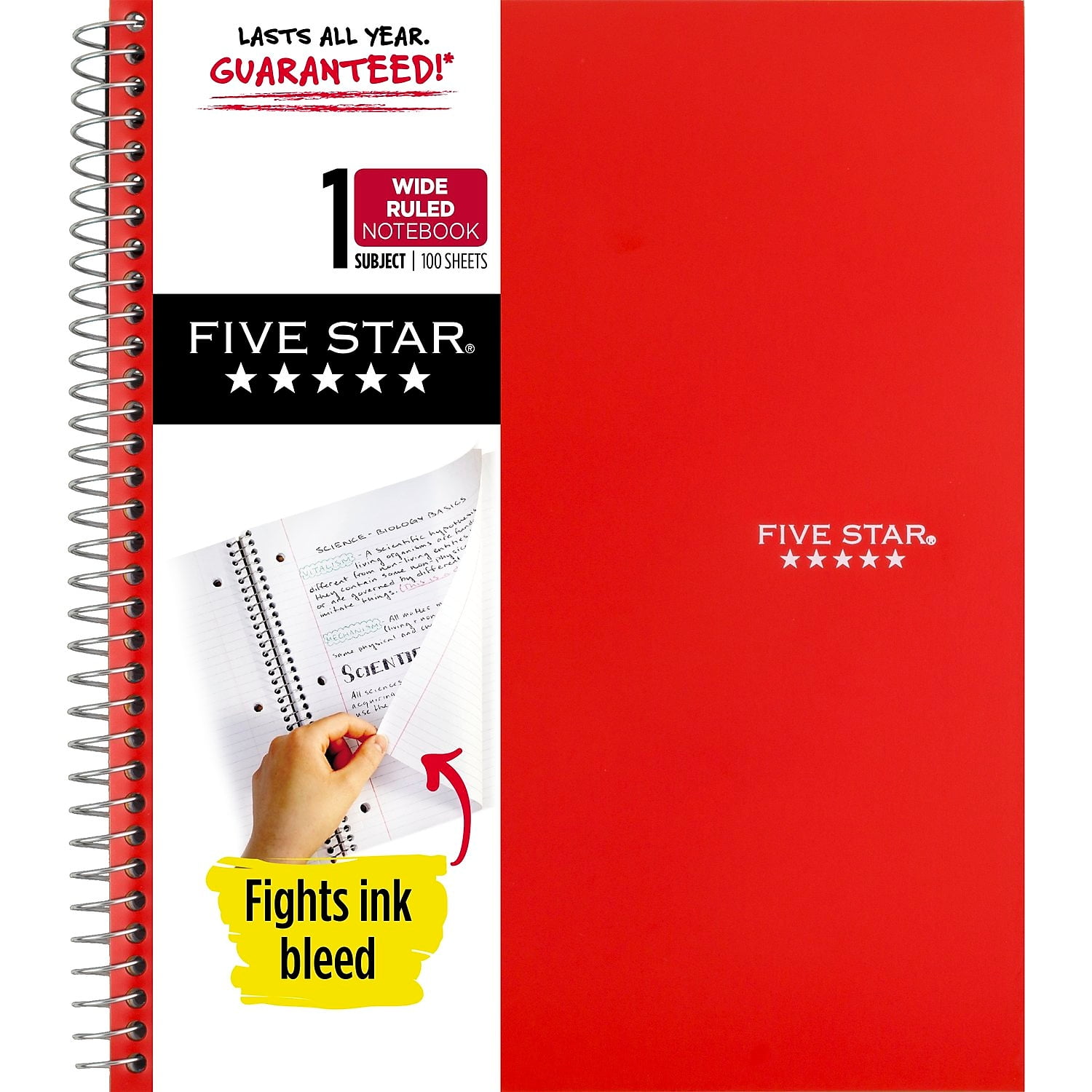 Five Star 1-Subject Notebooks 8