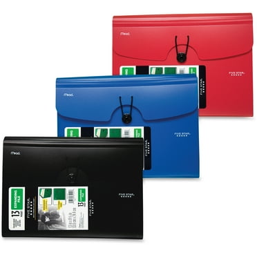 Five Star, 13-Pocket Expanding File, 13" x 9 1/2", Assorted Colors (35144)