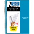 Five Star 2 Subject 9x6 Notebook Blue