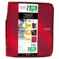 thumbnail image 1 of Five Star 2" Zipper Binder Plus Multi Access File, Red (72538), 1 of 5