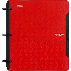 Five Star 29328 FLEX 11 in. x 8.5 Sheets 5-Subject Medium/College Rule Notebinder - Randomly Assorted Cover Colors