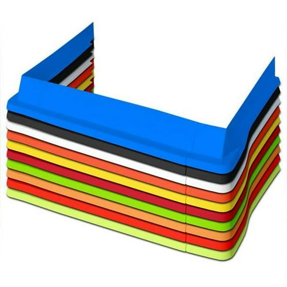 Five Star 3022-417-CB Modified Aero Valance - Chevron Blue - 3 Piece