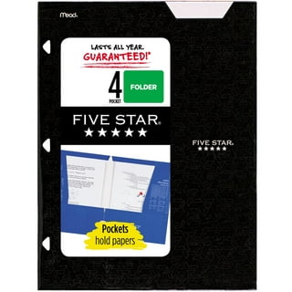 Five Star Durashield Antimicrobial Flat Pencil Pouch, Black (500023mc0-wmt)