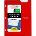 thumbnail image 1 of Five Star 4 Pocket Paper Folder Red, 1 of 2