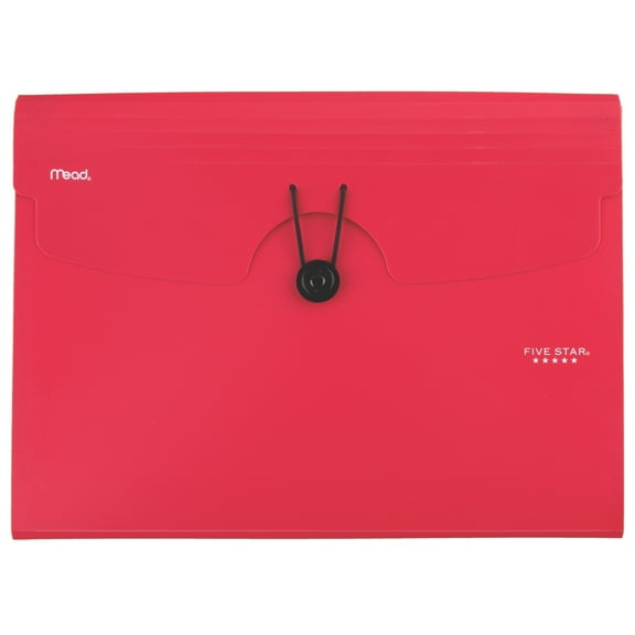 Five Star 6-Pocket Expanding File, 13" x 9 1/4", Assorted Colors (35643)