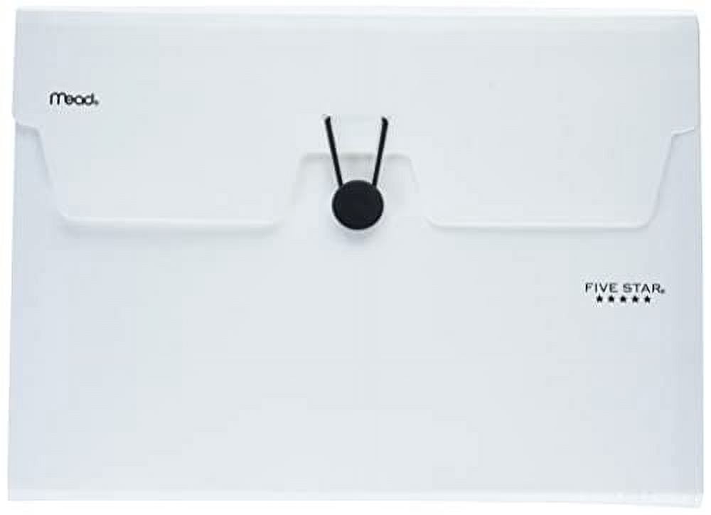 Five Star 6-Pocket Expanding File Organizer, Plastic Expandable File ...