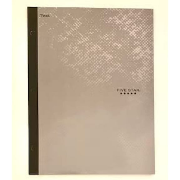 Five Star Active 2 Pocket, 3 Hole Punched, Gray Folder