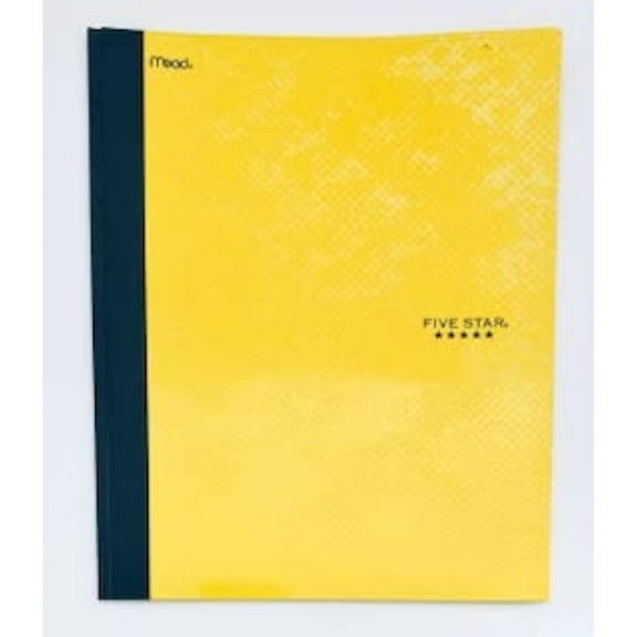 Five Star Active 2 Pocket, 3 Prongs, Yellow Folder
