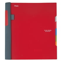 Five Star Advance 5 Subject College Ruled Notebook, Assorted (06326)