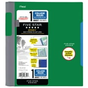 Five Star Advance Notebook, 1 Subject, College Ruled, 1 Count, Assorted Colors (11133)