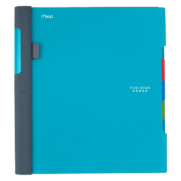Five Star Advance Notebook, 3 Subject, College Ruled, Assorted Colors (08285)