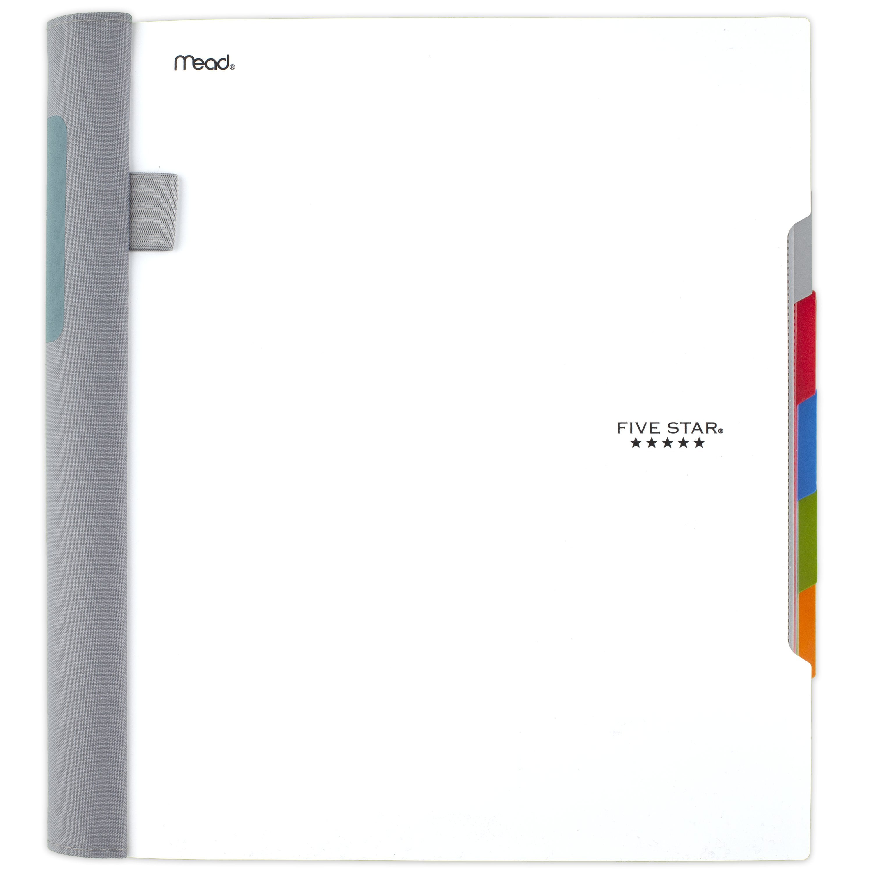 Five Star Advance Notebook, 5 Subject, College Ruled, White (820013WX0