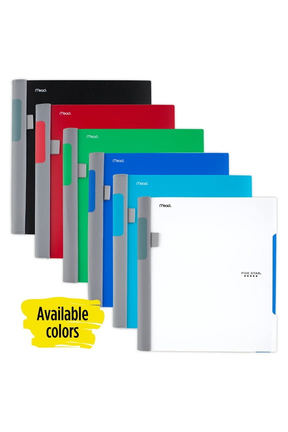 Five Star Advance Notebook, 1 Subject, College Ruled, Assorted Colors (11133)