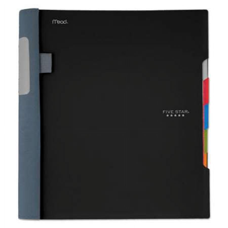 Five Star Advance Wirebound Notebook, 5 Subject, 10 Pockets, Medium/College Rule, Randomly Assorted Covers, 11 x 8.5, 200 Sheets (06326)
