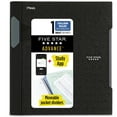 thumbnail image 1 of Five Star Advance 1 Subject College Ruled Notebook Plus Study App, 8.5" x 11", Black, Poly, Spiral, 100 Sheets, 1 of 9