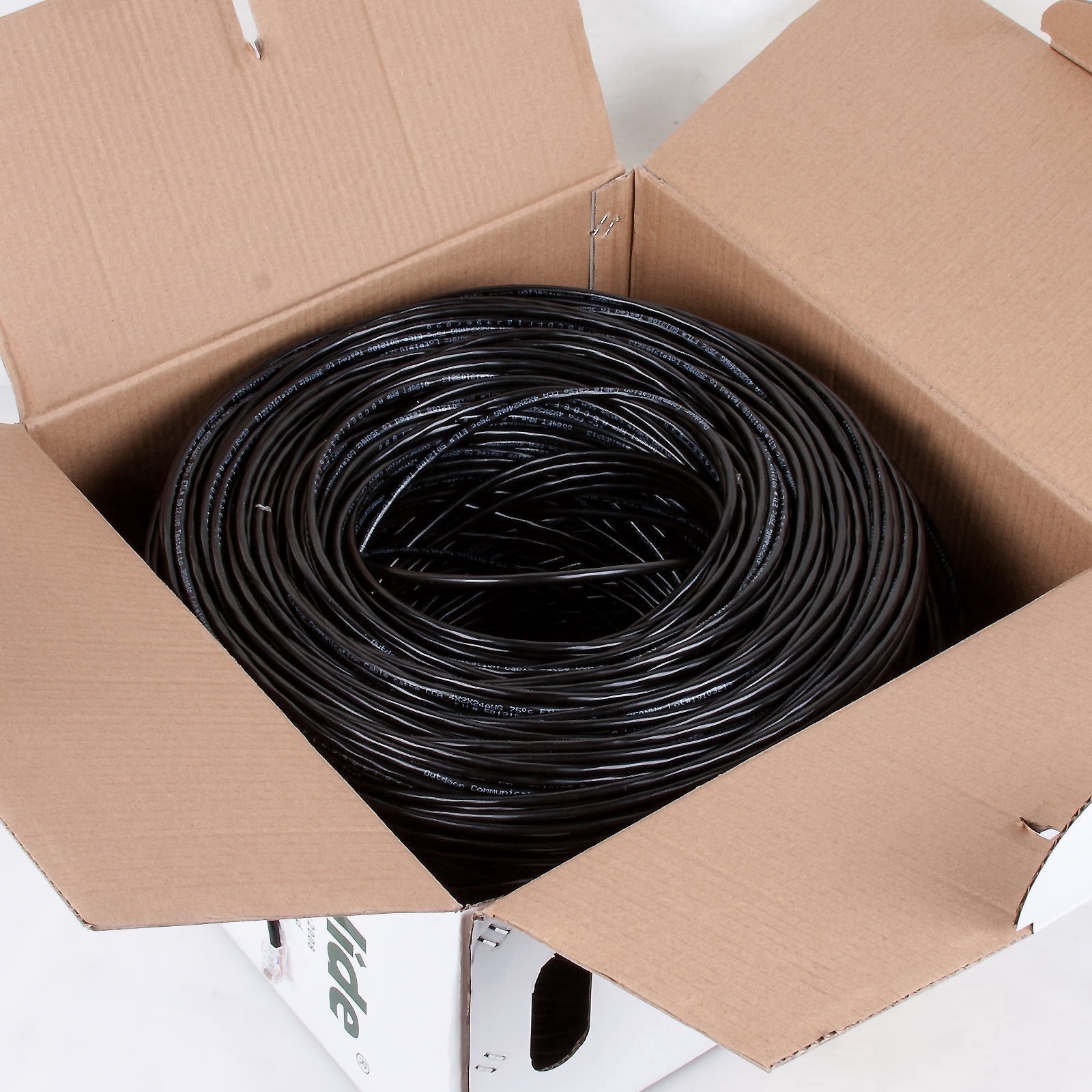 Five Star.. CAT5e CCA 1000ft FTP 24 AWG with 4 Pairs 8 conductors Ethernet LAN Cable direct burial Cable 350Mhz