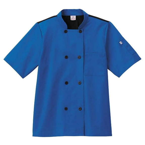 Five Star Chef Jacket Short Sleeve Colors Moisture Wicki