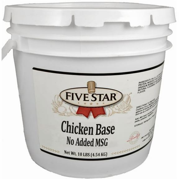 Five Star Cholesterol Free Chicken Base, 10 Pound -- 2 per case.