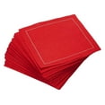 thumbnail image 1 of Five Star Cocktail Napkins, 50 Luxury Cotton Disposable Cocktail Party Napkins, 4.5" x 4.5" for Home Bars, Game Nights, Beverages, Birthdays, Weddings & Holidays, Red, 1 of 4