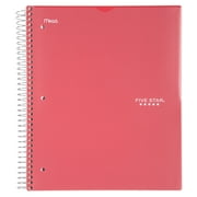 Five Star Customizable Notebook, 3 Subject, College Ruled, Assorted (08687)
