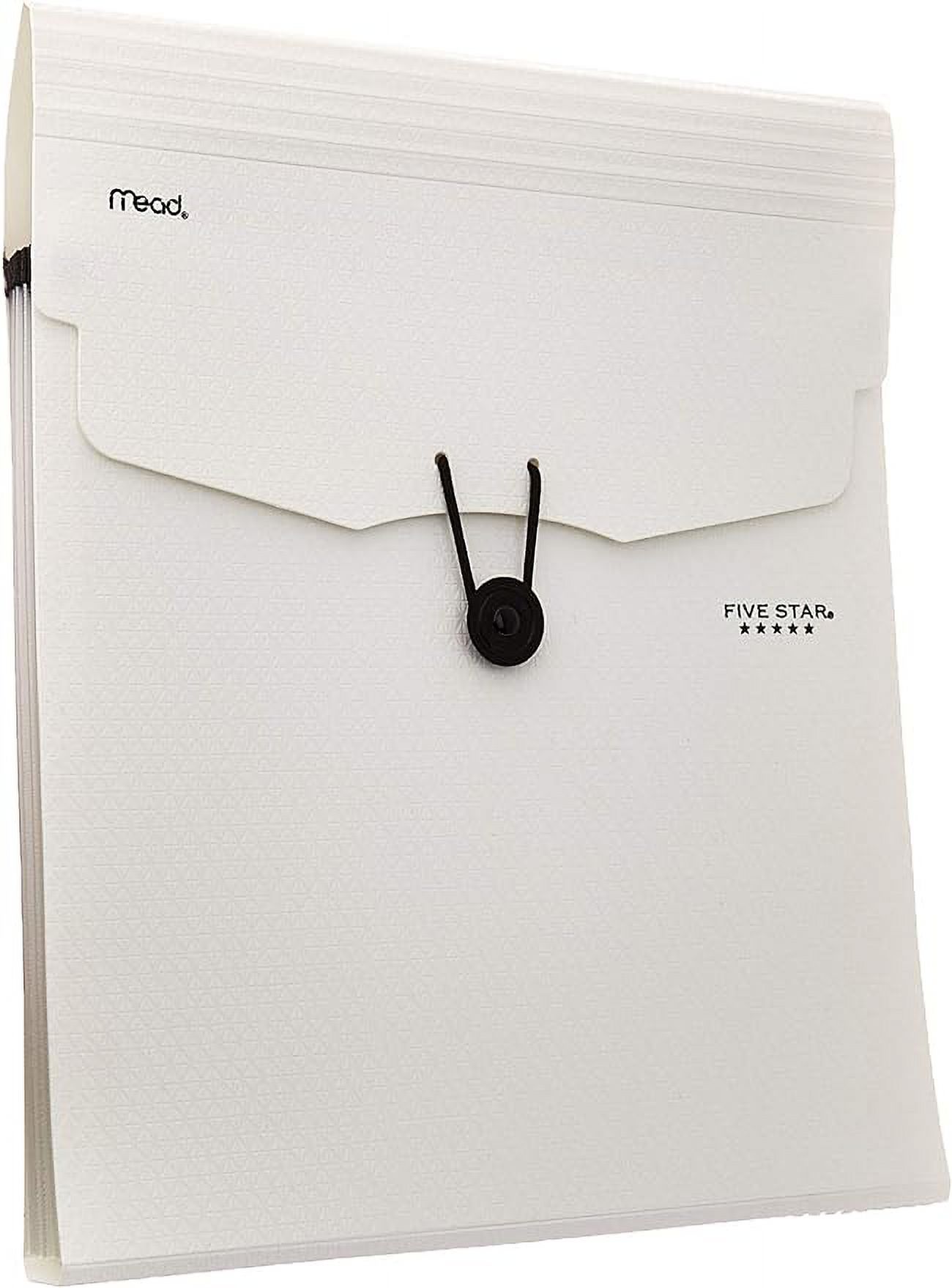 Five Star Expanding File Folder, 5Pocket Expandable File Folder