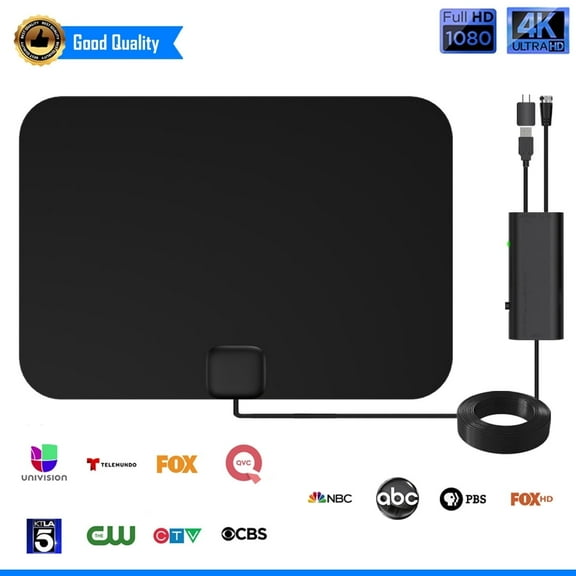 Five Star FSA-7808 Indoor HDTV Antenna - 60 Mile, 360°, 4K/ATSC 3.0