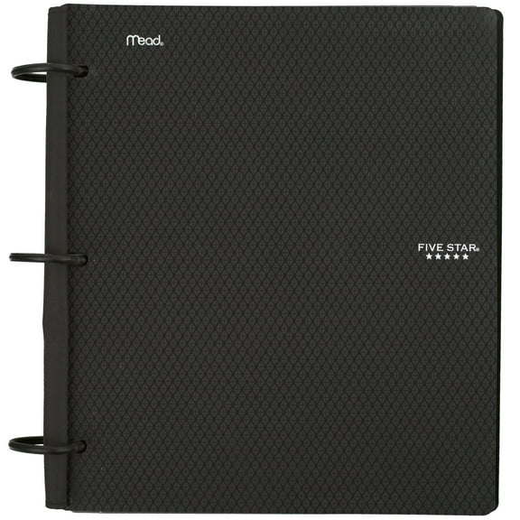 Five Star Flex 1 1/2" Hybrid NoteBinder, Black (29324AA2)