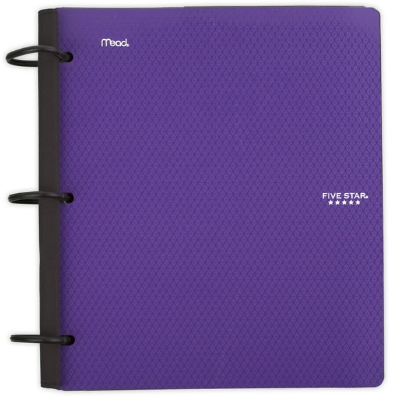 Five Star Flex Refillable Notebook + Study App, 1.5", 80 Sheets, College Ruled
