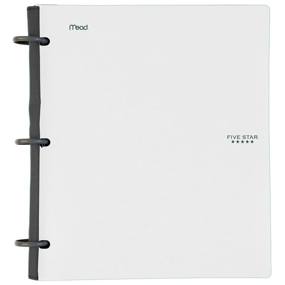 Five Star Flex 1" Hybrid NoteBinder, White (72512)
