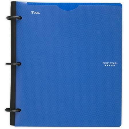 Five Star Flex Refillable Notebook + Custom Cover + Study App, 1", 60 Sheets, College