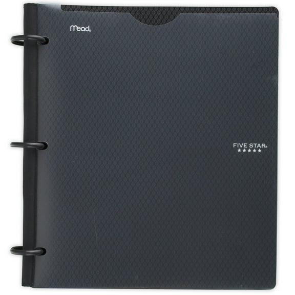 Five Star Flex Refillable Notebook + Custom Cover + Study App, 1", 60 Sheets, College Ruled