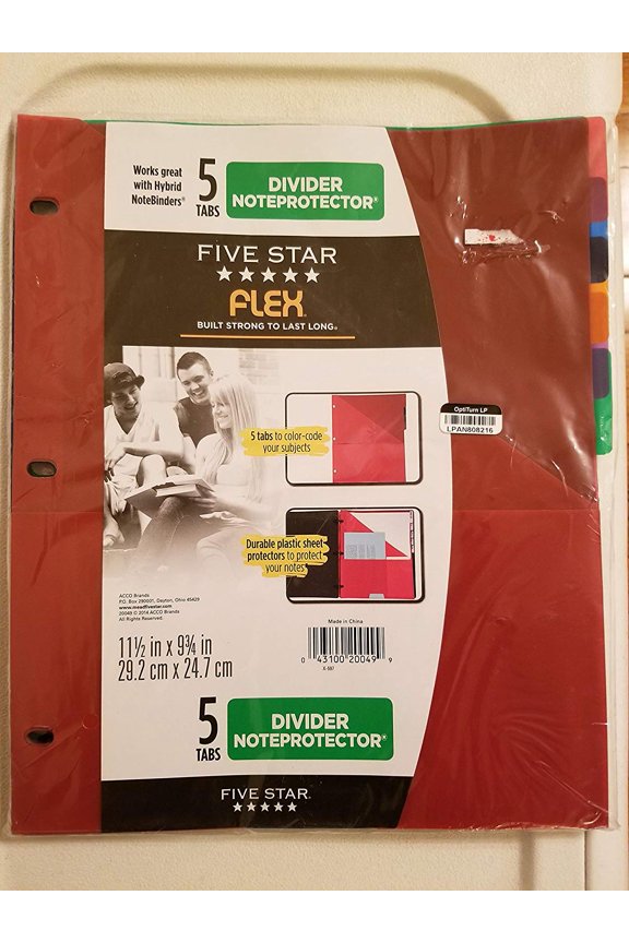 Flex 5 Tab Divider Noteprotector