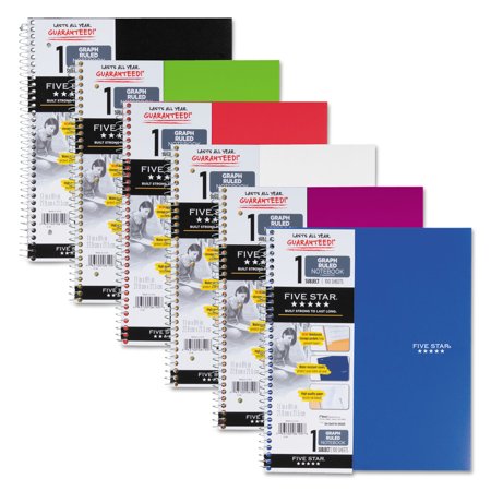 Five Star® Graph Notebook 100 Count 8 1/2" x 11"