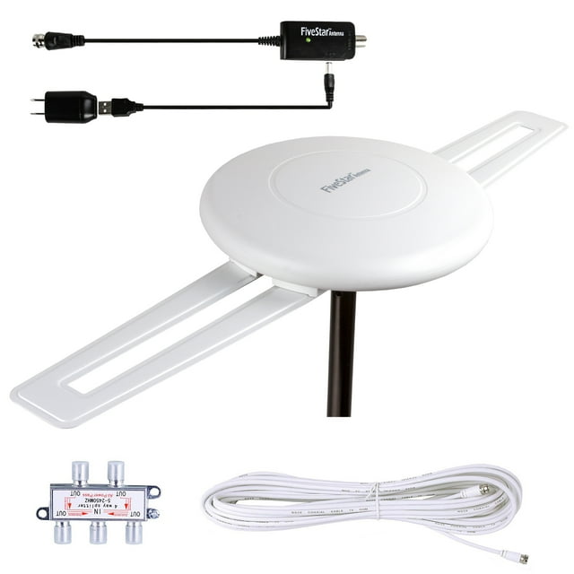 Five Star Indoor Outdoor Omni-directional Antenna 4K HD, 200 Miles ...