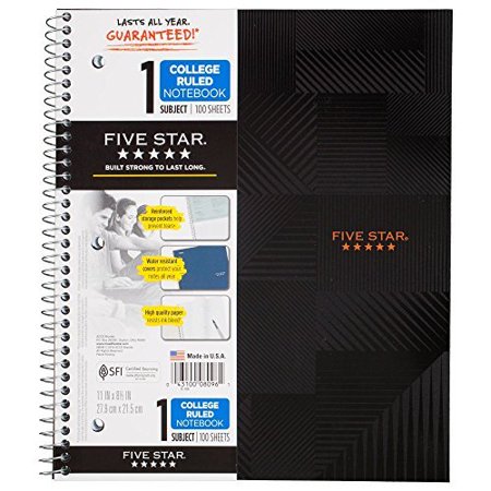 Five Star Notebook Graphics Selected