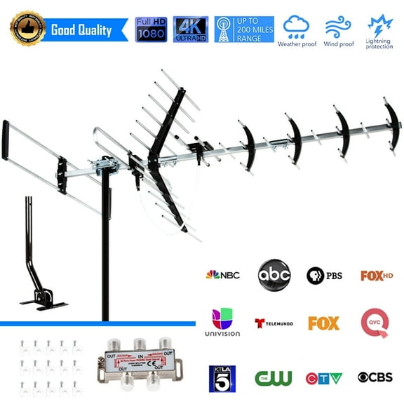 Five Star FSA-5816K-J Outdoor TV Antenna with 200 Mile Reception Range, New, 1 Count