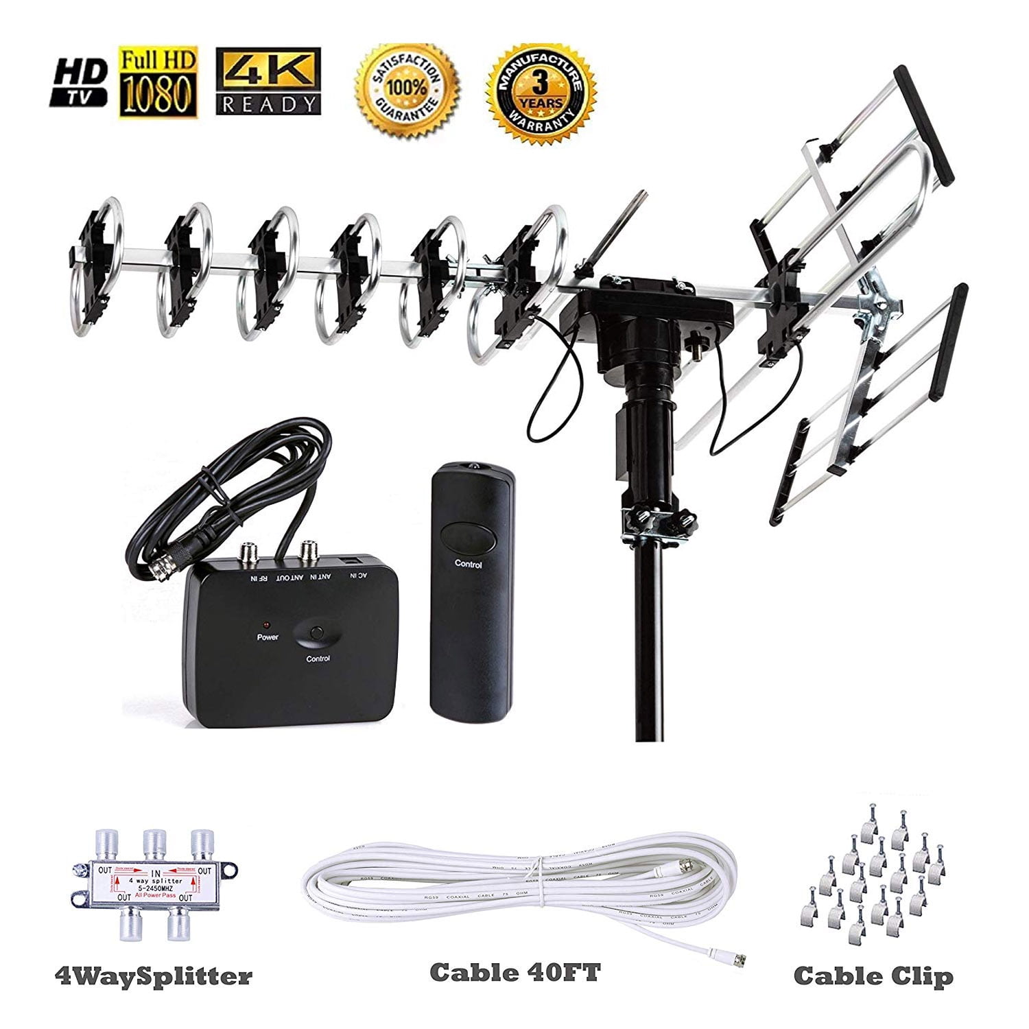 Motorized 360 Degree Rotation Outdoor TV Antenna Greece Ubuy