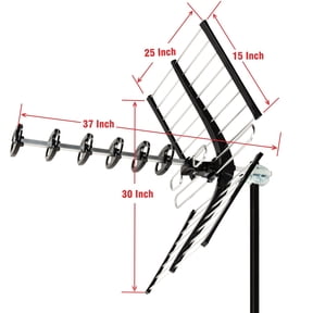 Five Star Outdoor TV Antenna with up to 200 Miles Reception Range, New, 1 Pack
