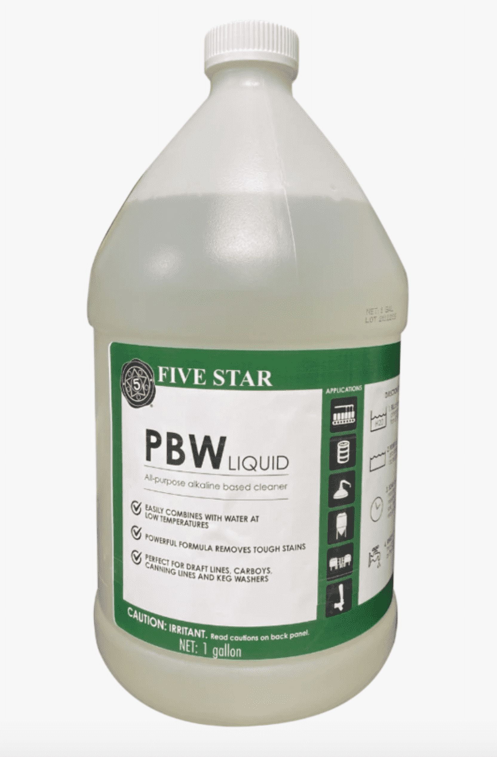 Five Star PBW Liquid 1 Gallon (128 OZ) FoodGrade