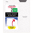 thumbnail image 1 of Five Star Plastic Folder 2-Pocket Stay-Put 11.75" x 9.5" White, 1 of 4