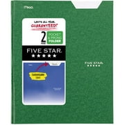 Five Star Pocket and Prong Paper Folder, Forest Green (340020C-WMT22)