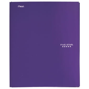 Five Star Pocket and Prong Paper Folder, Royal Purple (34175)