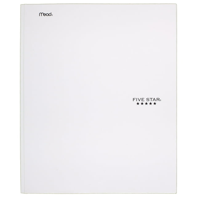 Five Star Pocket and Prong Paper Folder, White (72496)