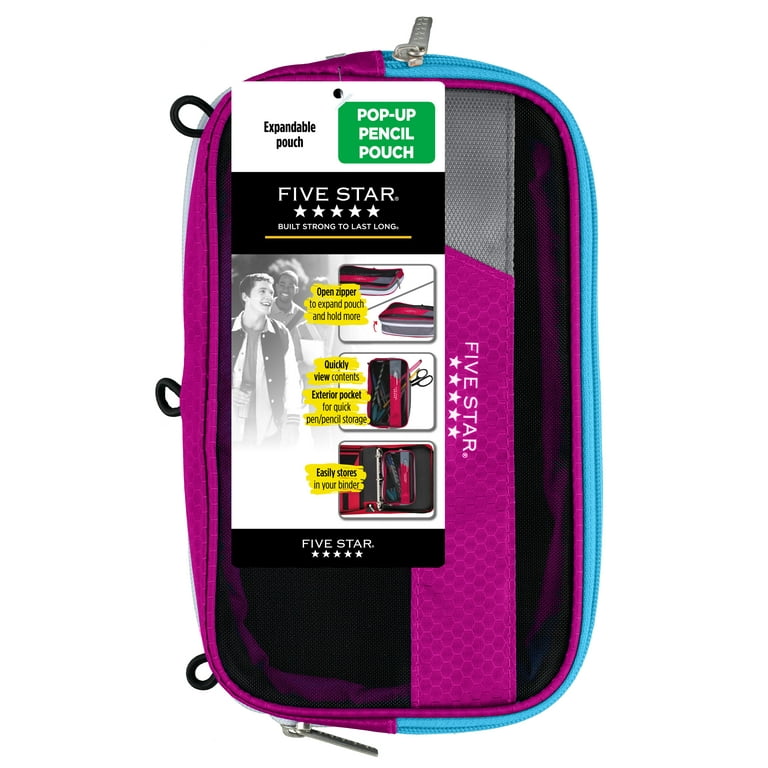 Five Star Pop-Up Pouch, Purple - Walmart.com