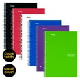 thumbnail image 1 of Five Star Spiral Notebook, 2-Subject, College Ruled 9 1/2" x 6", Assorted Colors (06180), 1 of 6