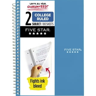 Five Star Reinforced Insertable Notebook Paper, College Ruled, 11