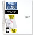 thumbnail image 1 of Five Star Spiral Notebook + Study App, 5 Subject, College Ruled, 8.5" x 11", White, 1 of 8