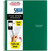 Five Star Spiral Notebook Plus Study App 5 Subject College Ruled 8 12 x 11